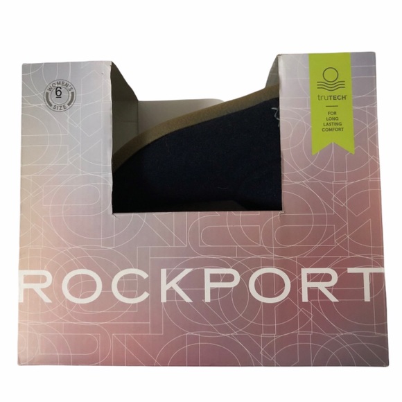 Rockport Trutech Veda Faux Fur Lined Slipper Boots in Navy Women’s 6M NWT NIB - Picture 6 of 9